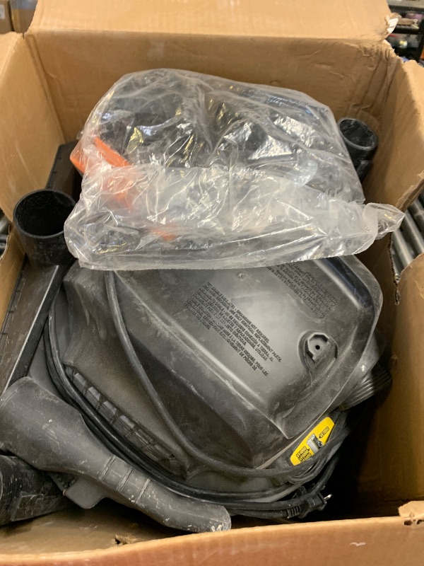 Photo 2 of RIDGID 12 Gallon 5.0 Peak HP NXT Shop Vac Wet Dry Vacuum with General Debris Filter, Locking Hose and Accessory Attachments