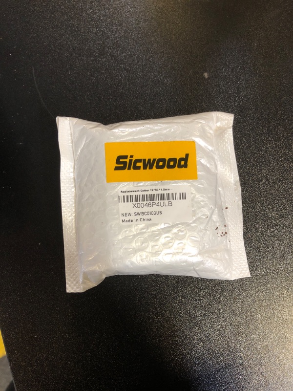 Photo 2 of SICWOOD 3PCS Square 50mm 2 Inch Length Carbide Insert Blades, 50x 12 X1.5mm(Thickness), 4-Cutting Edge(Reversible), for Woodworking Replacement Insert Flush Trim Router Bit Head