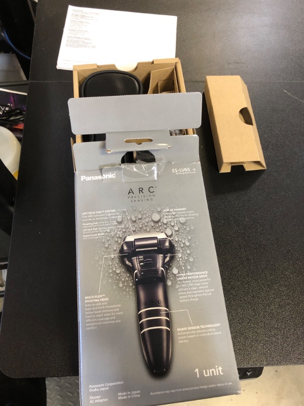 Photo 2 of Panasonic - Arc5 Wet/Dry Electric Shaver - Silver