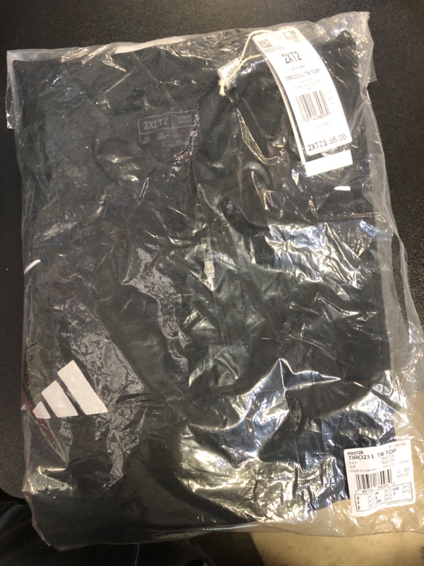 Photo 1 of adidas Men's Size Tiro 23 League Training Top, Black Ob, XX-Large Tall