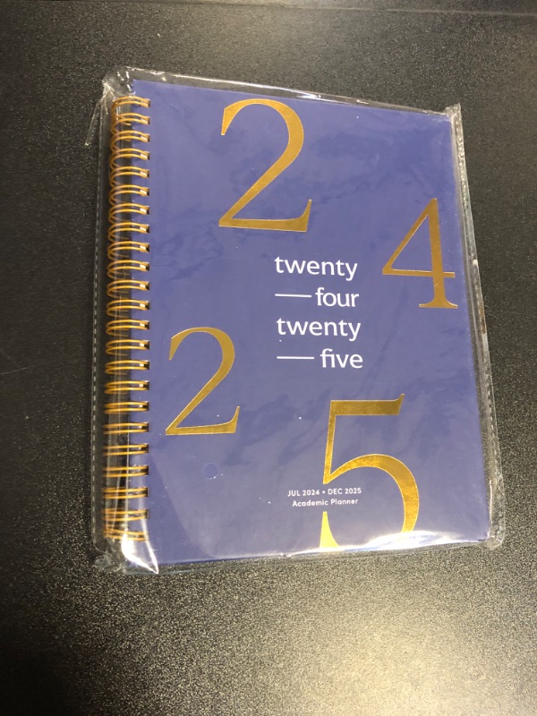 Photo 2 of Riley's Planner 2024-2025 Academic Year, 18-Month School Calendar 2024-2025 Planner Book Hardcover, Monthly and Weekly Student Planner, Notes Pages, Twin-Wire Binding (8 x 6 inch, Blue)