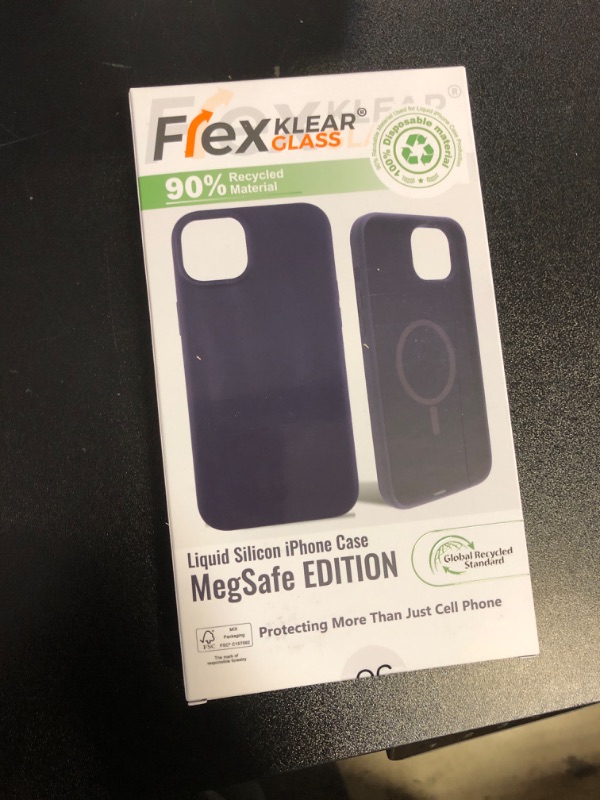 Photo 1 of FlexklearGlass® Magnetic Designed for iPhone 15 Pro Case, Compatible with MagSafe, Shockproof Silicone Hard Back Slim Protective Case for iPhone 15 Phone Case,Black
