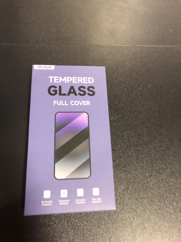 Photo 2 of Screen Protector for iPhone 15 Plus [6.7 Inch] [3-Pack] Tempered Glass Film with Easy Installation Frame