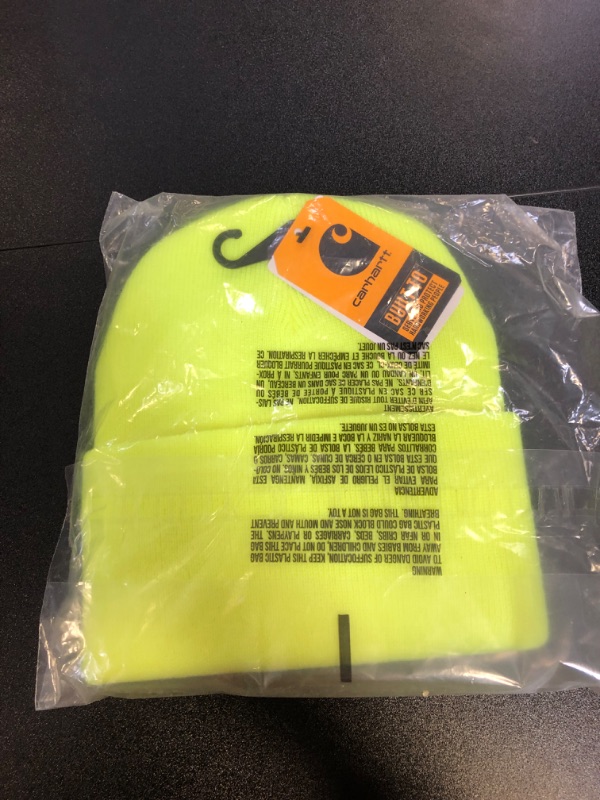 Photo 2 of Carhartt Acrylic Knit Hat A18 BLM - Bright Lime
