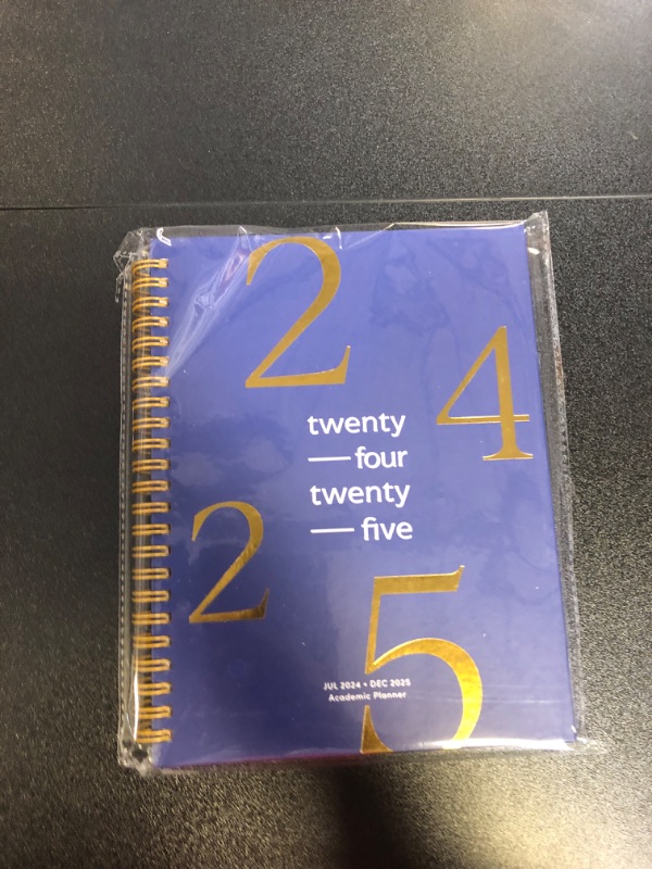 Photo 2 of Riley's Planner 2024-2025 Academic Year, 18-Month School Calendar 2024-2025 Planner Book Hardcover, Monthly and Weekly Student Planner, Notes Pages, Twin-Wire Binding (8 x 6 inch, Blue)