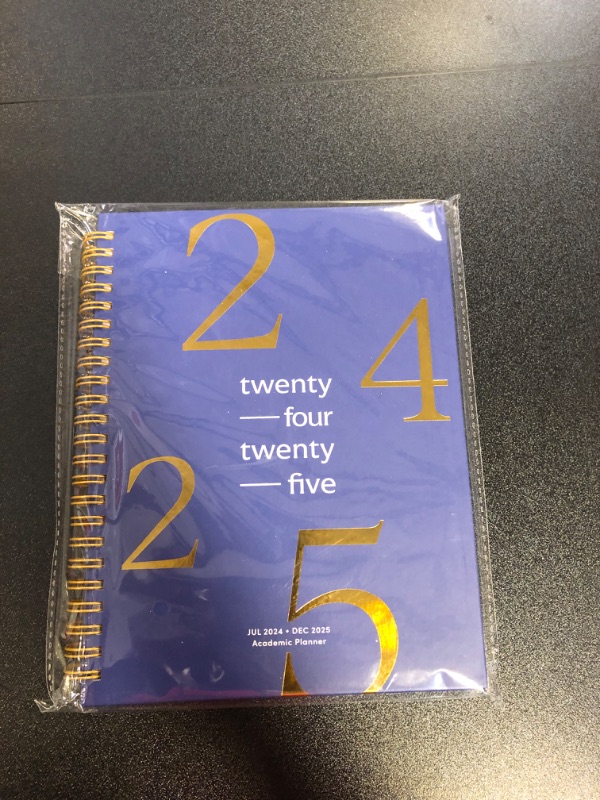 Photo 2 of Riley's Planner 2024-2025 Academic Year, 18-Month School Calendar 2024-2025 Planner Book Hardcover, Monthly and Weekly Student Planner, Notes Pages, Twin-Wire Binding (8 x 6 inch, Blue)