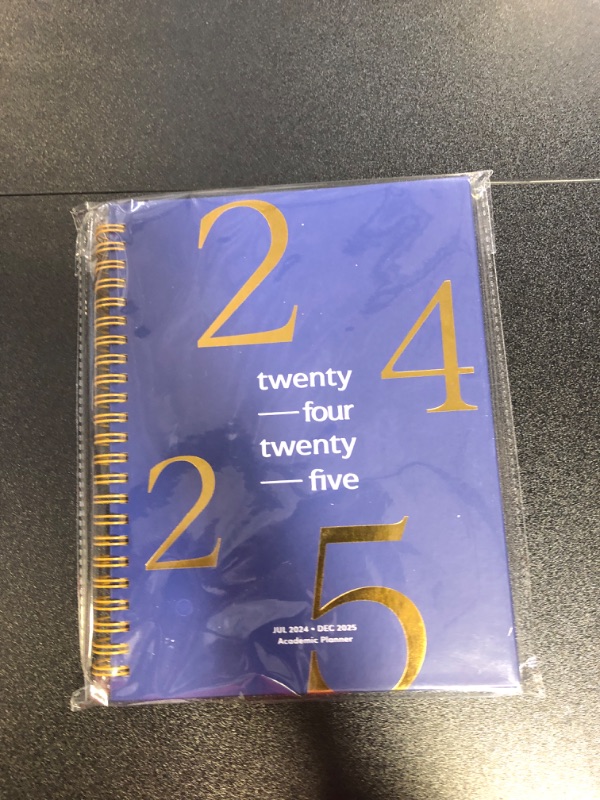 Photo 2 of Riley's Planner 2024-2025 Academic Year, 18-Month School Calendar 2024-2025 Planner Book Hardcover, Monthly and Weekly Student Planner, Notes Pages, Twin-Wire Binding (8 x 6 inch, Blue)