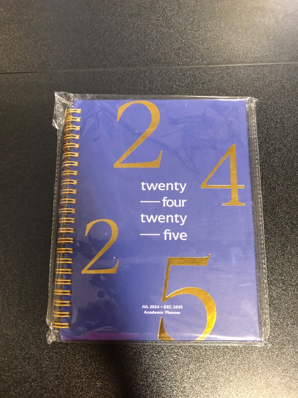 Photo 2 of Riley's Planner 2024-2025 Academic Year, 18-Month School Calendar 2024-2025 Planner Book Hardcover, Monthly and Weekly Student Planner, Notes Pages, Twin-Wire Binding (8 x 6 inch, Blue)