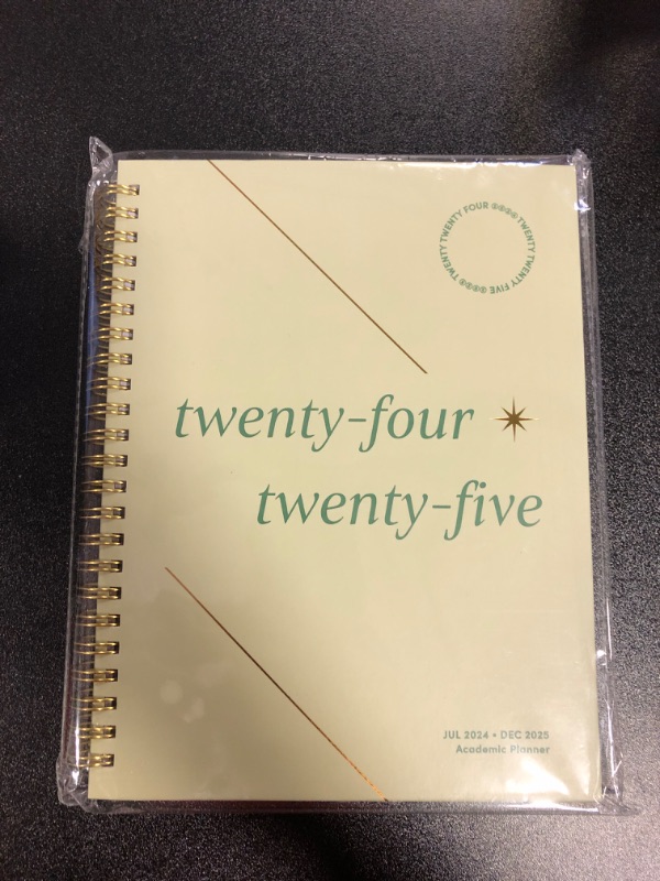 Photo 2 of Riley's Planner 2024-2025 Academic Year, 18-Month Serif Weekly Planner - Classic Weekly & Monthly Agenda Planner, Durable Cover, Notes Pages, Twin-Wire Binding (8 x 6 inch, Green)