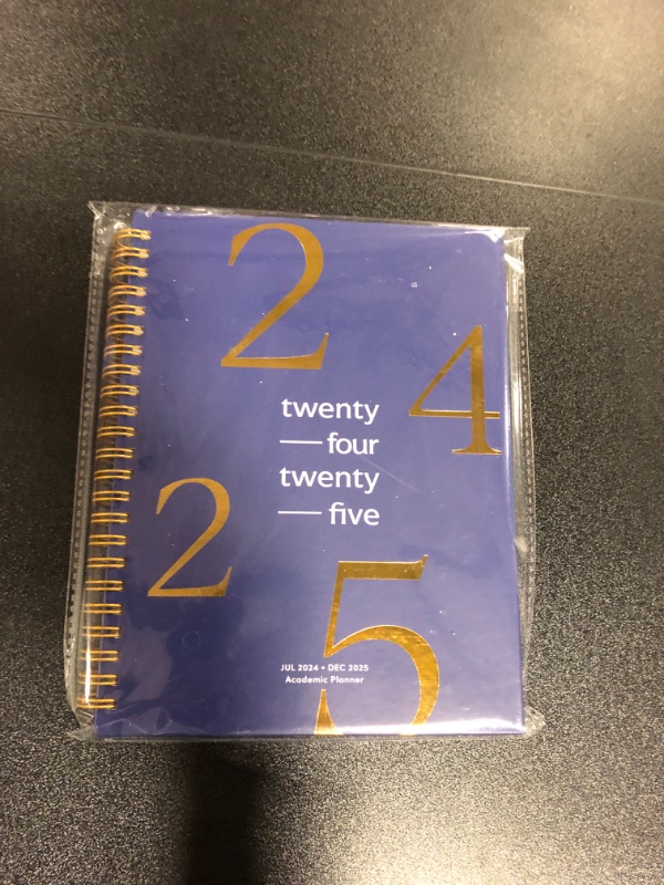 Photo 2 of Riley's Planner 2024-2025 Academic Year, 18-Month School Calendar 2024-2025 Planner Book Hardcover, Monthly and Weekly Student Planner, Notes Pages, Twin-Wire Binding (8 x 6 inch, Blue)