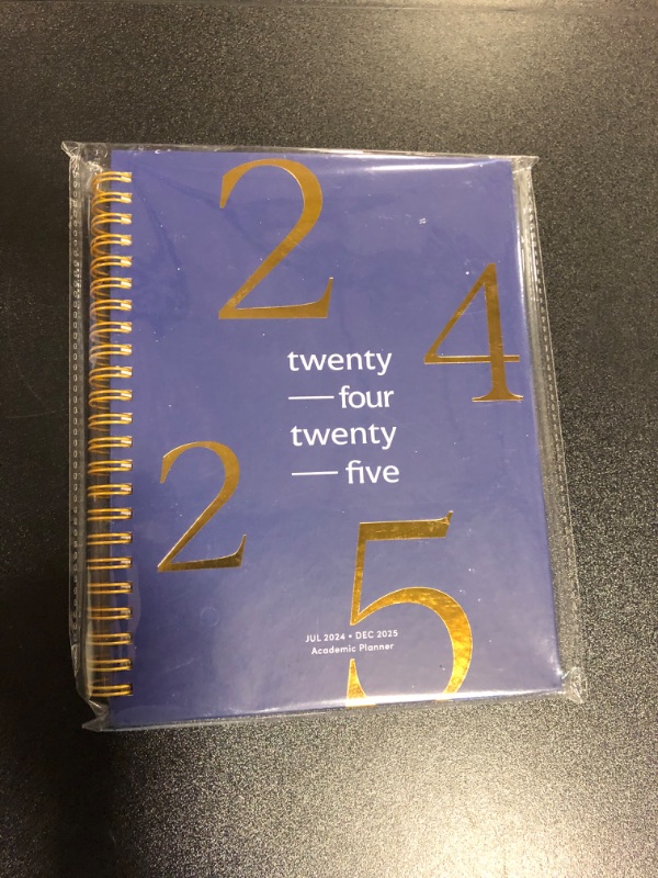 Photo 2 of Riley's Planner 2024-2025 Academic Year, 18-Month School Calendar 2024-2025 Planner Book Hardcover, Monthly and Weekly Student Planner, Notes Pages, Twin-Wire Binding (8 x 6 inch, Blue)