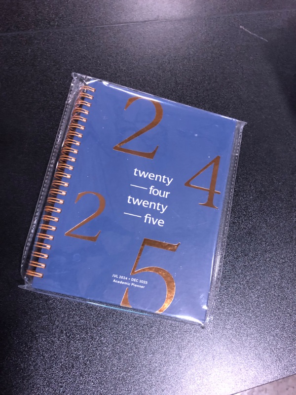 Photo 2 of Riley's Planner 2024-2025 Academic Year, 18-Month School Calendar 2024-2025 Planner Book Hardcover, Monthly and Weekly Student Planner, Notes Pages, Twin-Wire Binding (8 x 6 inch, Blue)