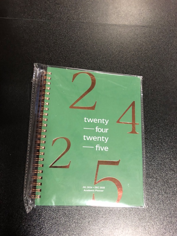 Photo 2 of Riley's Planner 2024-2025 Academic Year, 18-Month School Calendar 2024-2025 Planner Book Hardcover, Monthly and Weekly Student Planner, Notes Pages, Twin-Wire Binding (8 x 6 inch, Dark Green)