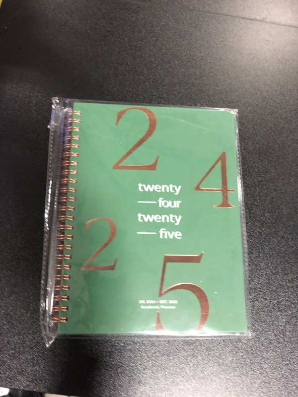 Photo 2 of Riley's Planner 2024-2025 Academic Year, 18-Month School Calendar 2024-2025 Planner Book Hardcover, Monthly and Weekly Student Planner, Notes Pages, Twin-Wire Binding (8 x 6 inch, Dark Green)