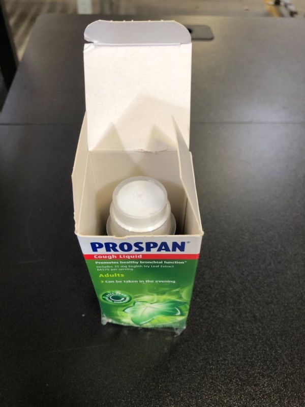 Photo 1 of Prospan Mucus and Cough Syrup for Adults, Soothes Cough, Mucus Relief, Made with English Ivy Leaf Extract EA575, No Sugar, Alcohol and Drug Free, Non-Drowsy, 100mL (Pack of 1)