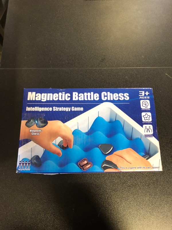 Photo 2 of Magnetic Chess Games Set,Multiplayer Battle Magnetic Stones Board Strategy Game,Funny Tabletop Games
