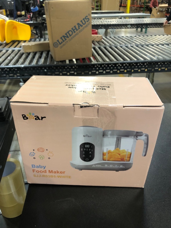 Photo 3 of Bear 2023 Baby Food Maker | One Step Baby Food Processor Steamer Puree Blender | Auto Cooking & Grinding | Baby Food Puree Maker with Self Cleans | Touch Screen Control