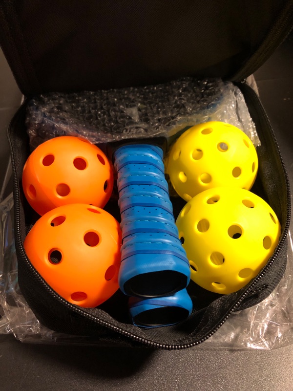 Photo 2 of DCC Online - Pickleball Paddles (Blue) 2 PADDLES -- 4 BALLS