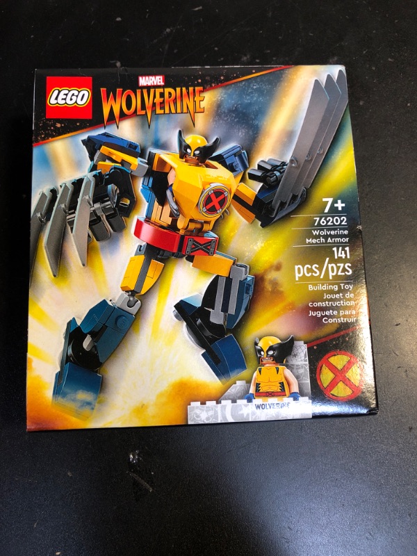 Photo 2 of LEGO Marvel Wolverine Mech Armor 76202 Building Kit; Collectible Mech and Minifigure for Wolverine Fans Aged 7+ (141 Pieces)