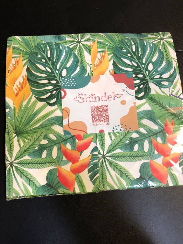 Photo 2 of Shindel 36PCS Party Favor Bags, Luau Party Favor Bags, Hawaii Paper Bags Lunch Bags Gift Bags with Stickers for Aloha Hawaii Party, Kids Birthday 4.7" x 3.1" x 8.7"