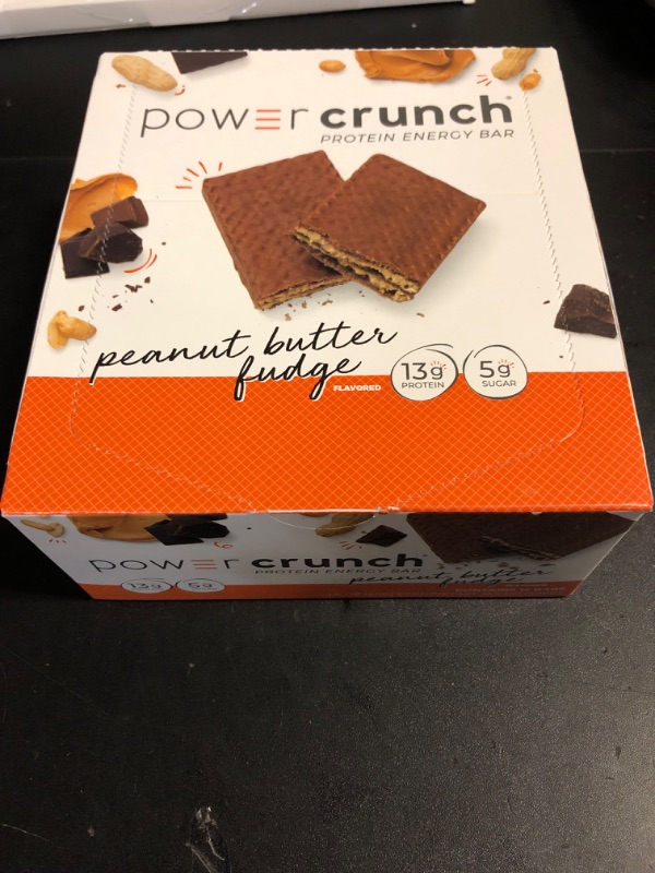 Photo 2 of BioNutritional Research Group Power Crunch Protein Energy Bar Peanut Butter Fudge 12 Bar(S) EXP JUNE 19/2025