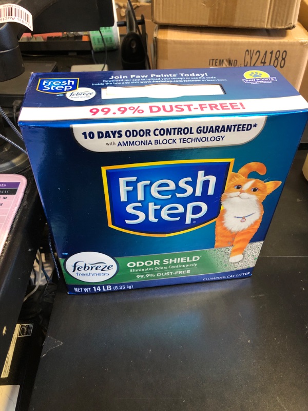 Photo 2 of Odor Shield Scented Litter with the Power of Febreze, Clumping Cat Litter Febreze Freshness