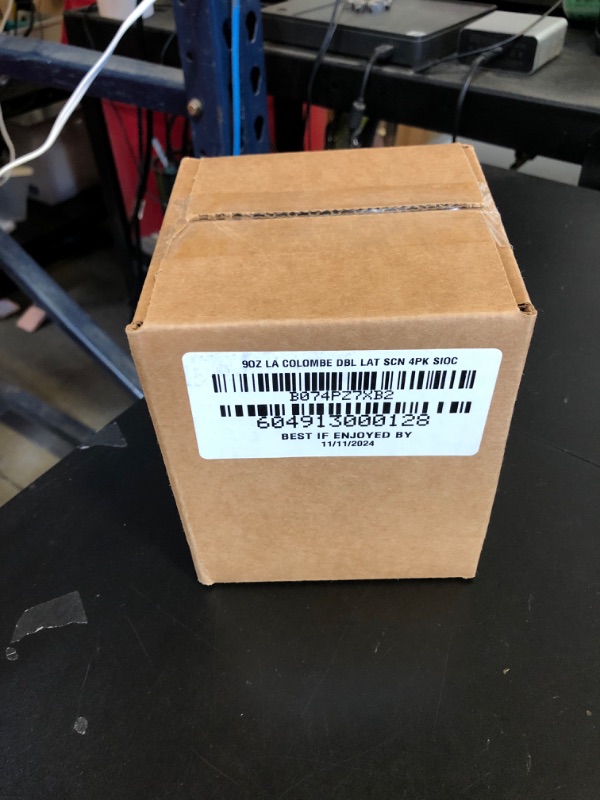 Photo 1 of La Colombe Double Shot Draft Latte - 9 Fluid Ounce, 4 Count - Cold-Pressed Espresso and Frothed Milk - Made With Real Ingredients - Grab And Go Coffee EXP 11/11/2024