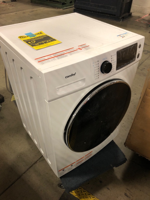 Photo 2 of COMFEE’ 24" Washer and Dryer Combo 2.7 cu.ft 26lbs Washing Machine Steam Care, Overnight Dry, No Shaking Front Load Full-Automatic Machine, Dorm White