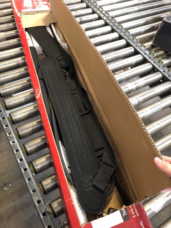 Photo 1 of 24 FT Gutter Cleaning Tools from The Ground - Telescoping Pressure Washer Wand - Gutter Cleaner Attachment with Power Washer Extension Wands, Brush, 7 Spray Nozzle Tips, 2 Hose Adapters, Support Belt