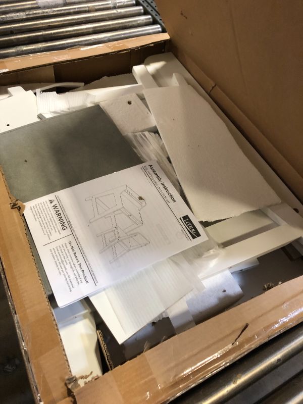 Photo 1 of UTEX Kids Desk and Chair Set, Study Desk for Kids with Storage Bins, Wooden Children Study Table, Student Writing Desk for Bedroom & Study Room