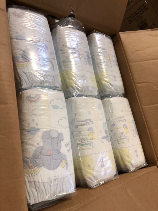 Photo 2 of Pampers Swaddlers Diapers - Size 3, One Month Supply (168 Count), Ultra Soft Disposable Baby Diapers