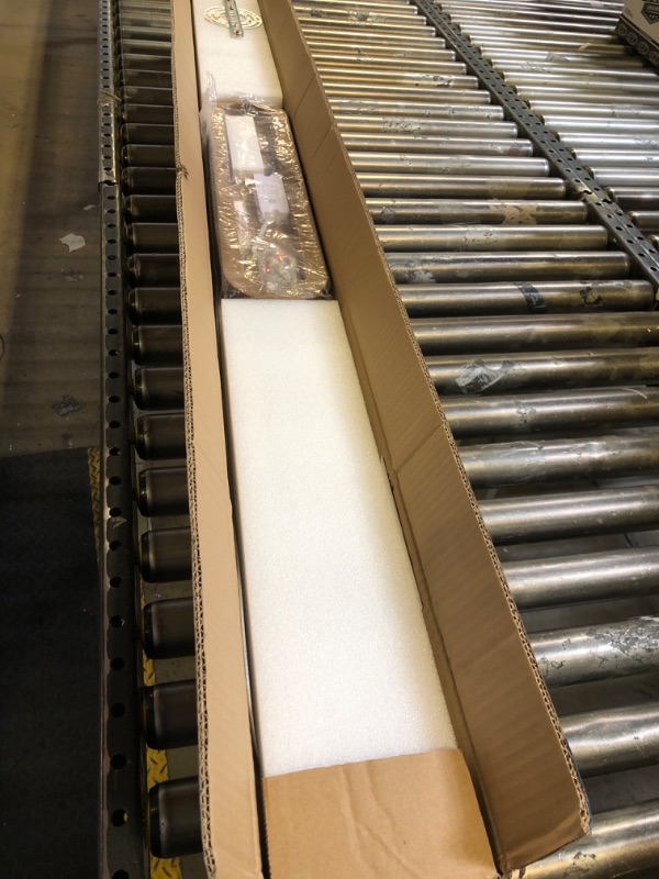 Photo 1 of YISDESIGN 59" Wood Linear Pendant Light 40w Led Pendant Light Dimmable Wood Ceiling Pendant Hanging Light Height Adjustable Dining Room Light for Kitchen Island Office Lights Walnut Color