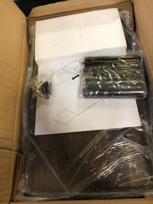 Photo 1 of LOTEYIKE Dual Monitor Stand for 2 Monitors, Large TV Riser with Adjustable Length Desk Shelf Organizer, Computer Monitor Stand for Desktop, Computer,Laptop,Screen,Printer (Rustic Brown)