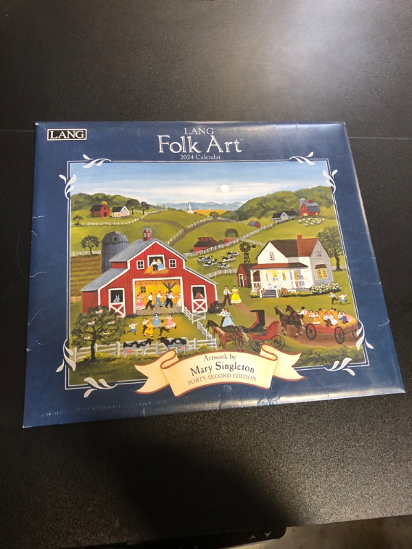 Photo 2 of Lang Companies, Lang Folk Art 2024 Wall Calendar