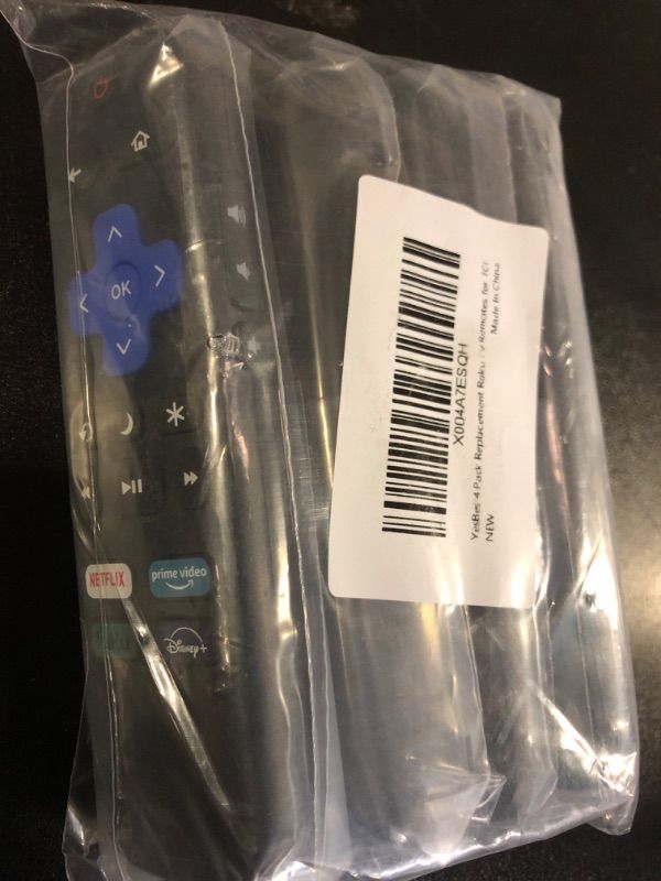 Photo 1 of 4 Pack Replacement Remote Control Only for Roku TV, Compatible for TCL/Hisense Roku/Sharp/Philips/Onn Roku (Not for Roku Stick and Box)