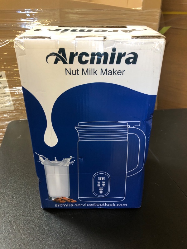 Photo 2 of Automatic Nut Milk Maker, 20 oz(600ml) Homemade Almond, Oat, Soy, Plant-Based Milk and Non-Dairy Beverages, Almond Milk Maker with Delay Start/Keep Warm/Boil, Soy Milk Maker with Nut Milk Bag, Green