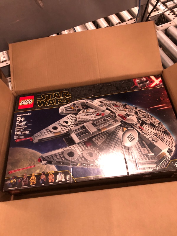 Photo 2 of ***NONREFUNDABLE - INCOMPLETE - SEE COMMENTS***
LEGO Star Wars Millennium Falcon 75257 Building Set - Starship Model with Finn, Chewbacca, Lando Calrissian, Boolio, C-3PO, R2-D2, and D-O Minifigures, The Rise of Skywalker Movie Collection