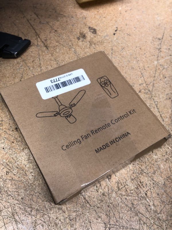 Photo 1 of YukiHalu Universal Ceiling Fan Remote Control Kit, 3 Fan Speeds and Light Dimmer, UL Listed