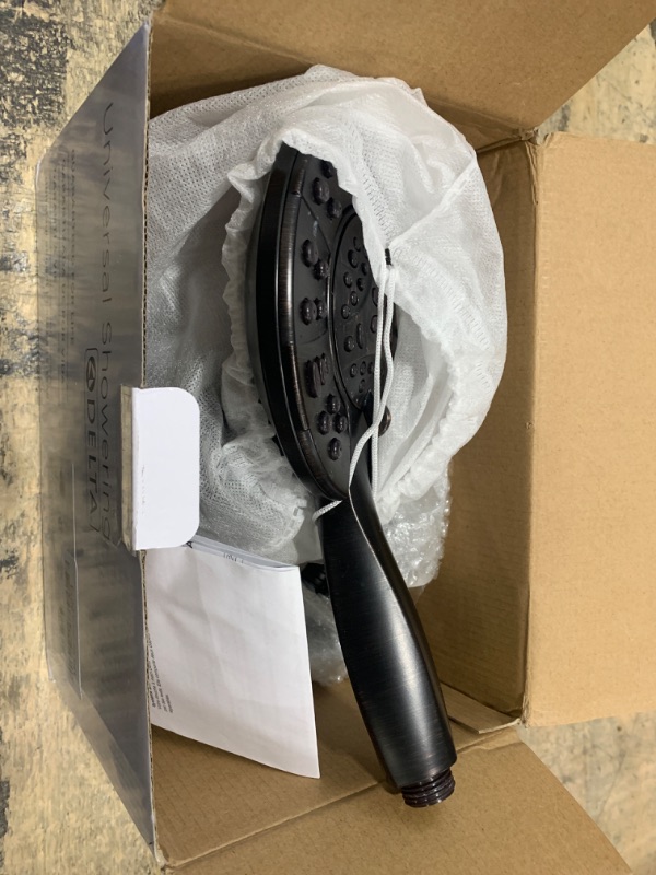 Photo 1 of Delta Faucet 4-Spray In2ition Dual Shower Head with Handheld Spray, Oil Rubbed Bronze Shower Head with Hose, Showerheads & Handheld Showers, Handheld Shower Heads, Venetian Bronze 58499-RB