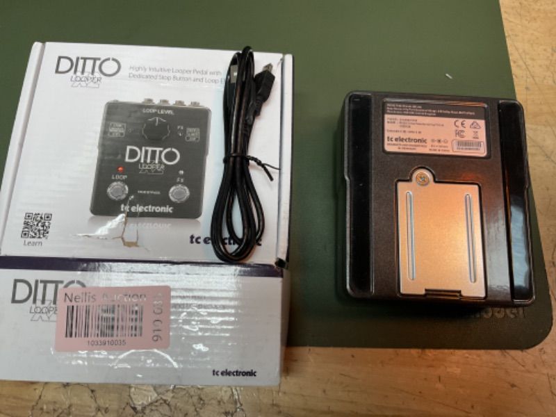 Photo 5 of *MISSING POWER SUPPLY* TC Electronic DITTO X2 LOOPER Highly Intuitive Looper Pedal with Dedicated Stop Button and Loop Effects