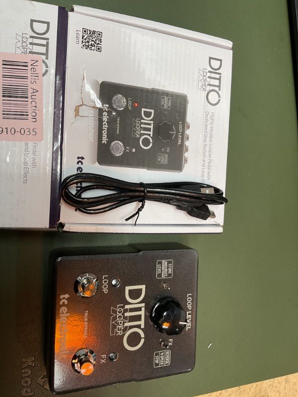 Photo 4 of *MISSING POWER SUPPLY* TC Electronic DITTO X2 LOOPER Highly Intuitive Looper Pedal with Dedicated Stop Button and Loop Effects