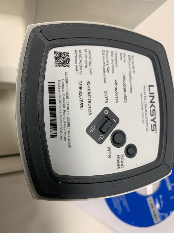 Photo 1 of Linksys Atlas Pro 6 WiFi Router - AX5400 WiFi 6 Router - Dual-Band Mesh WiFi System -WiFi 6 Mesh Routers for Wireless Internet-Mesh Wireless Router - Connect 90+ Devices, 8,100 sq ft,MX5503 3-Pk,White