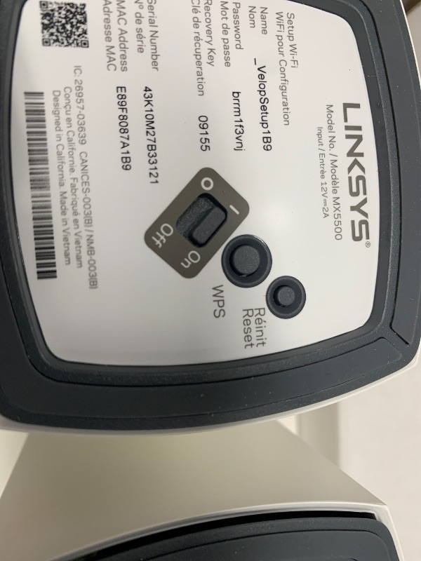 Photo 1 of Linksys Atlas Pro 6 WiFi Router - AX5400 WiFi 6 Router - Dual-Band Mesh WiFi System -WiFi 6 Mesh Routers for Wireless Internet-Mesh Wireless Router - Connect 90+ Devices, 8,100 sq ft,MX5503 3-Pk,White