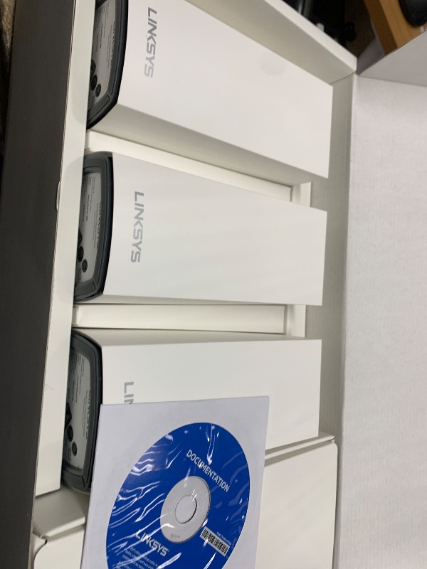 Photo 1 of Linksys Atlas Pro 6 WiFi Router - AX5400 WiFi 6 Router - Dual-Band Mesh WiFi System -WiFi 6 Mesh Routers for Wireless Internet-Mesh Wireless Router - Connect 90+ Devices, 8,100 sq ft,MX5503 3-Pk,White