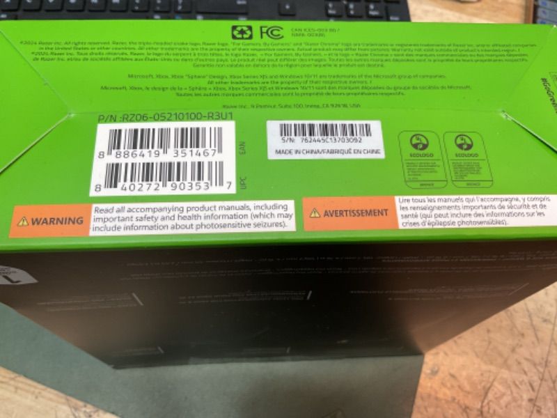 Photo 1 of Razer Wolverine V3 Tournament Edition Wired Gaming Controller: Licensed for Xbox Series X|S, Xbox One, Windows PC - 6 Remappable Buttons - Fast Triggers - USB-C Cable - Wired Tournament Mode - Black