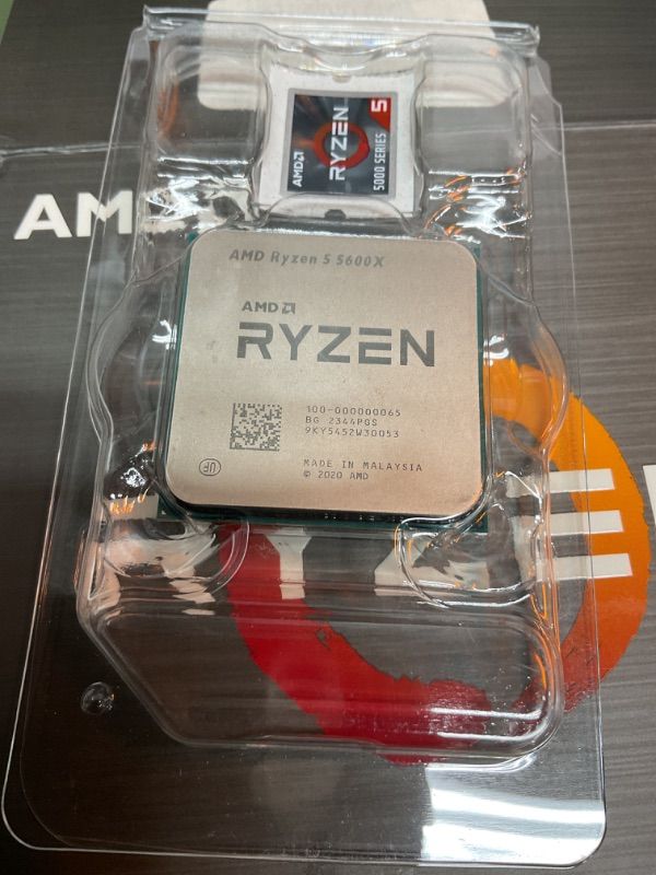 Photo 4 of AMD Ryzen 5 5600X 6-core, 12-Thread Unlocked Desktop Processor with Wraith Stealth Cooler