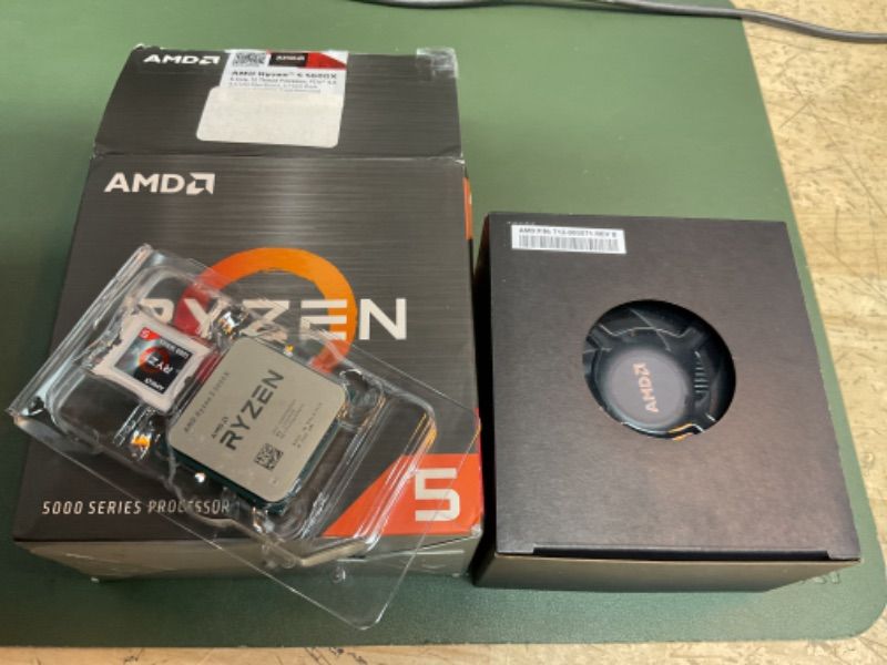 Photo 2 of AMD Ryzen 5 5600X 6-core, 12-Thread Unlocked Desktop Processor with Wraith Stealth Cooler