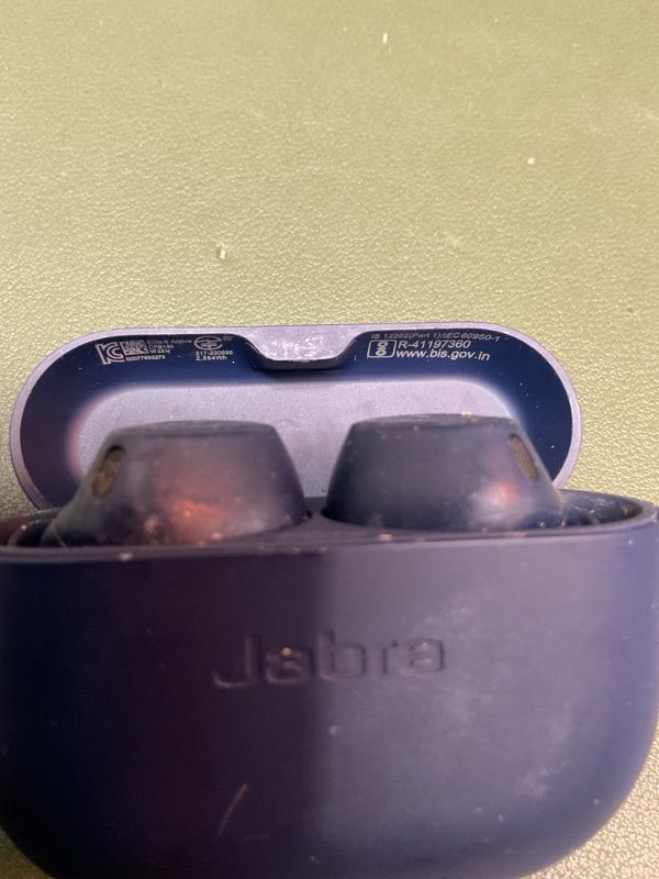 Photo 4 of **MISSING CHARGER** JABRA EAR BUDS NAVY 