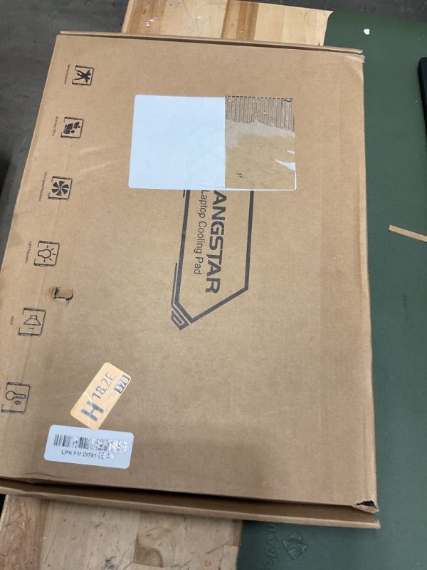 Photo 1 of Laptop Cooling Pad, Laptop Cooler with 6 Quiet Led Fans for 15.6-17 Inch Laptop Cooling Fan Stand, Portable Ultra Slim USB Powered Gaming Laptop Cooling Pad, Switch Control Fan Speed Function