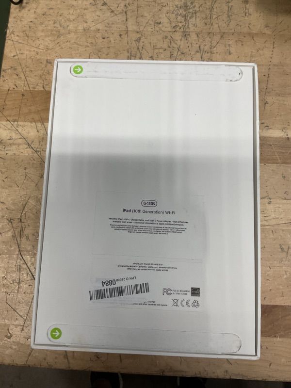 Photo 1 of Apple iPad (10th Generation): with A14 Bionic chip, 10.9-inch Liquid Retina Display, 64GB, Wi-Fi 6, 12MP front/12MP Back Camera, Touch ID, All-Day Battery Life – Blue***FACTORY SEALED**
